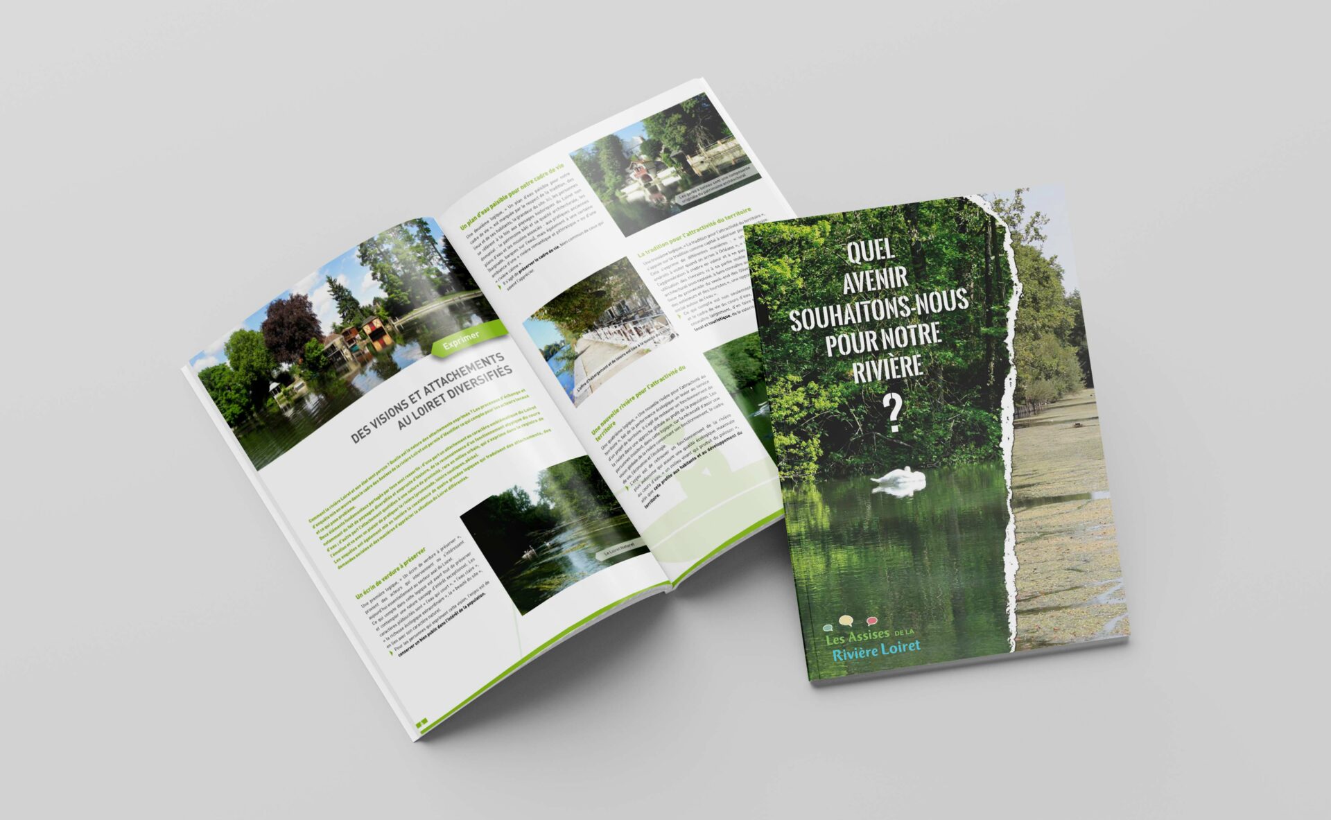 ©Markedia - Etablissement Public Loire - Les Assises de la Rivière Loiret - Conception graphique - Conseil