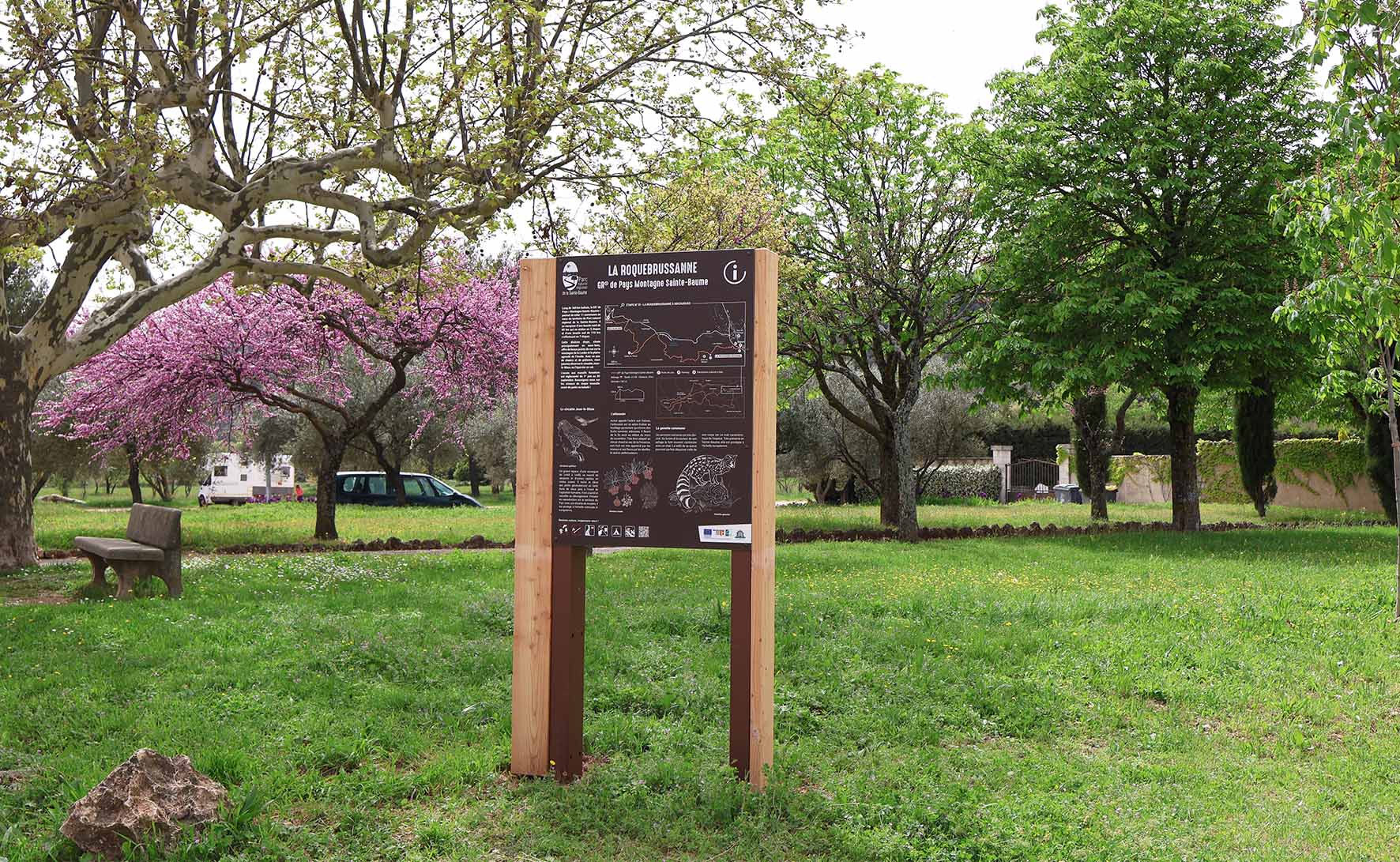 ©Markedia - Parc Naturel Régional de la Sainte-Baume - conception graphique - Panneaux